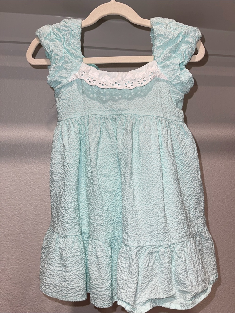 Janie and Jack mint dress